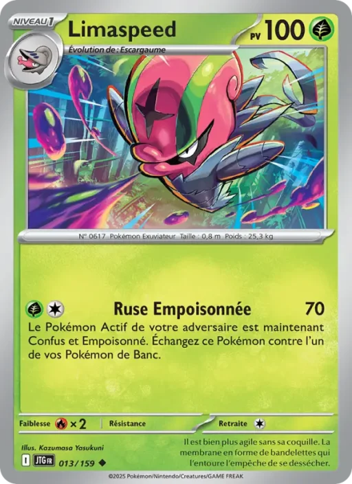 Carte Pokémon Limaspeed 013/159 Peu Commune Aventures Ensemble