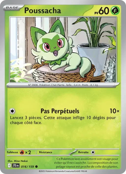 Carte Pokémon Poussacha 016/159 Commune Aventures Ensemble