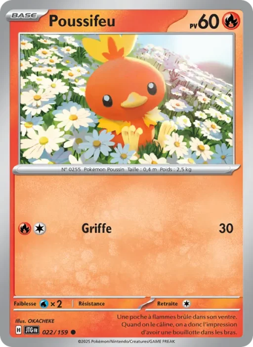 Carte Pokémon Poussifeu 022/159 Commune Aventures Ensemble