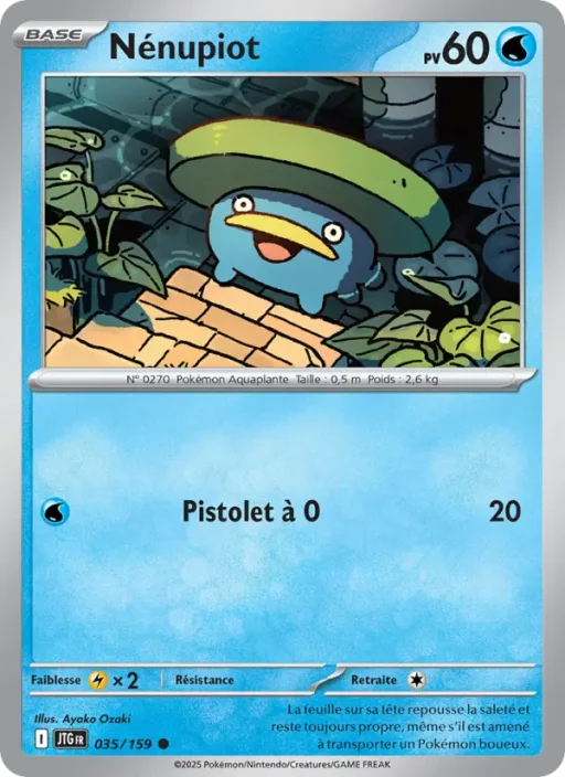 Carte Pokémon Nénupiot 035/159 Commune Aventures Ensemble