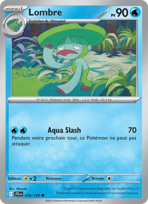 Carte Pokémon Lombre 036/159 Commune Aventures Ensemble