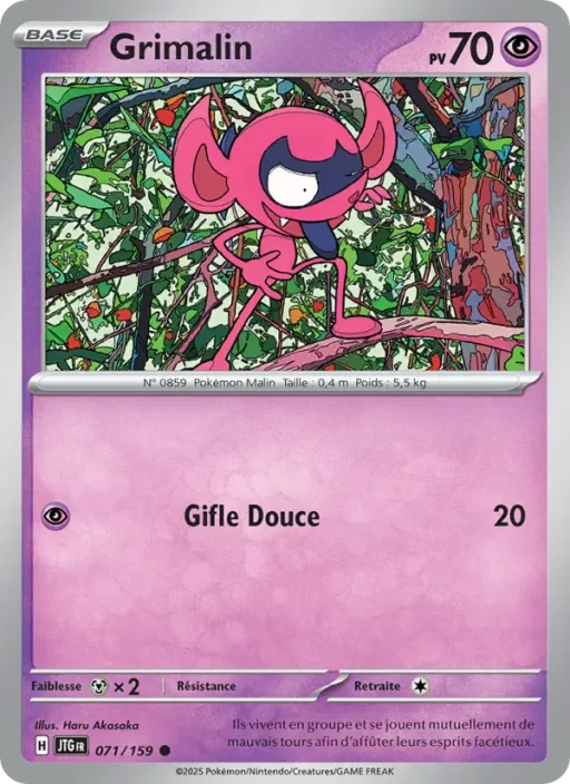 Carte Pokémon Grimalin 071/159 Commune Aventures Ensemble