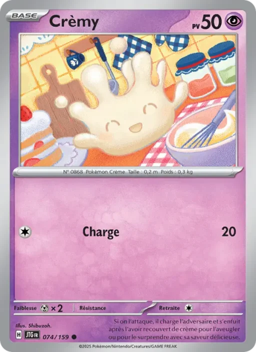 Carte Pokémon Crèmy 074/159 Commune Aventures Ensemble