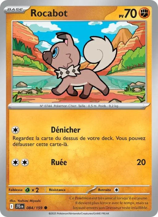 Carte Pokémon Rocabot 084/159 Commune Aventures Ensemble
