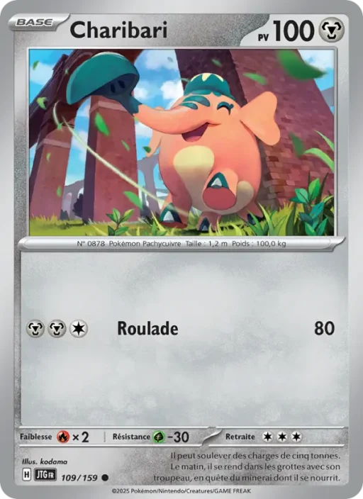Carte Pokémon Charibari 109/159 Commune Aventures Ensemble