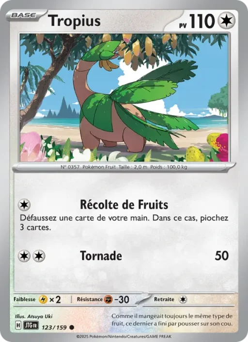 Carte Pokémon Tropius 123/159 Commune Aventures Ensemble