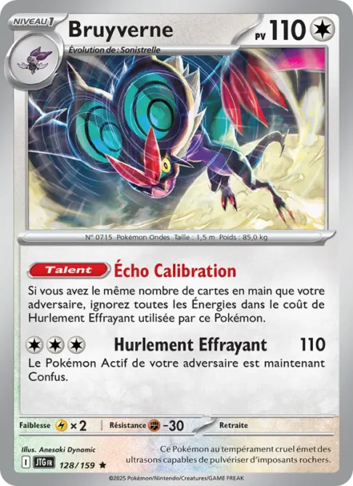 Carte Pokémon Bruyverne 128/159 Rare Aventures Ensemble