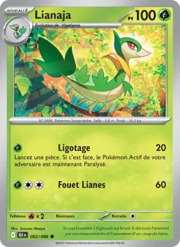 Carte Pokemon Lianaja #002