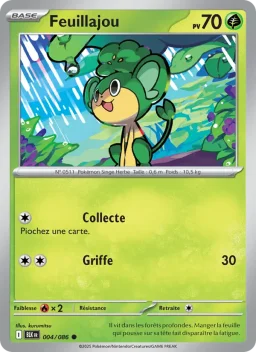 Carte Pokemon Feuillajou #004