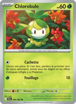 Carte Pokemon Chlorobule #006