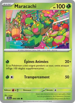 Carte Pokemon Maracachi #008