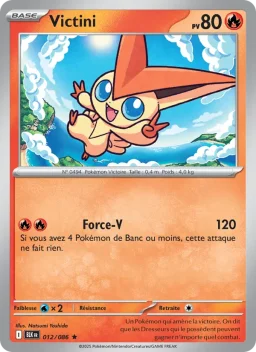Carte Pokemon Victini #012