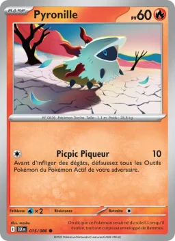 Carte Pokemon Pyronille #015