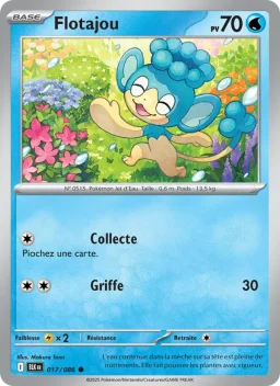 Carte Pokemon Flotajou #017