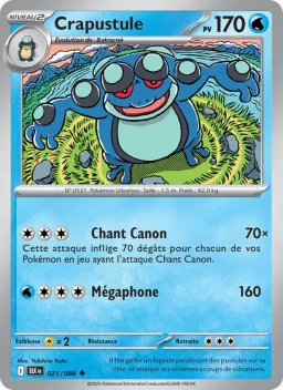 Carte Pokemon Crapustule #021