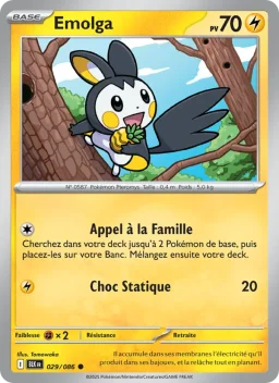 Carte Pokemon Emolga #029
