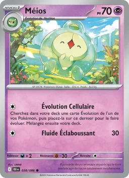Carte Pokemon Méios #038