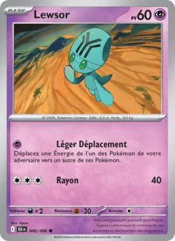 Carte Pokemon Lewsor #040