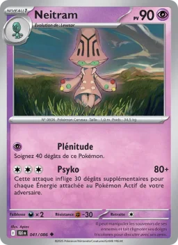 Carte Pokemon Neitram #041