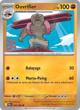 Carte Pokemon Ouvrifier #048