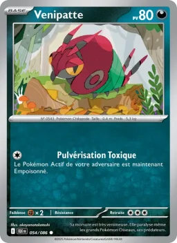 Carte Pokemon Venipatte #054