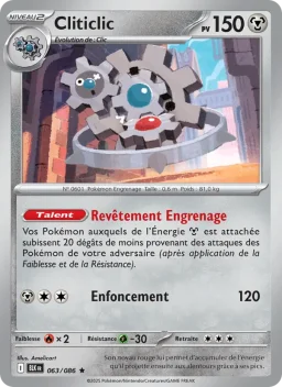 Carte Pokemon Cliticlic #063