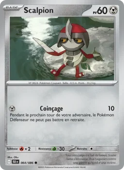 Carte Pokemon Scalpion #064
