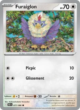 Carte Pokemon Furaiglon #077