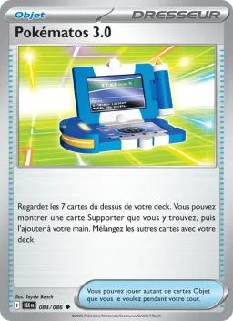 Carte Pokemon Pokématos 3.0 #084