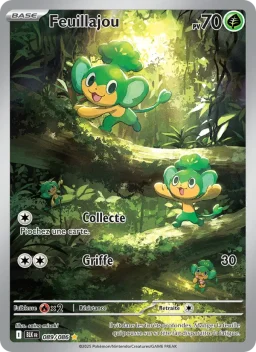 Carte Pokemon Feuillajou #089