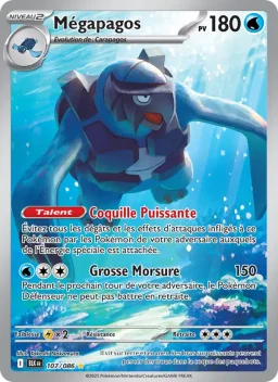 Carte Pokemon Mégapagos #107