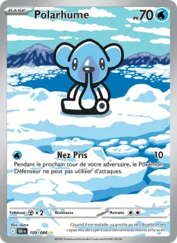 Carte Pokemon Polarhume #109