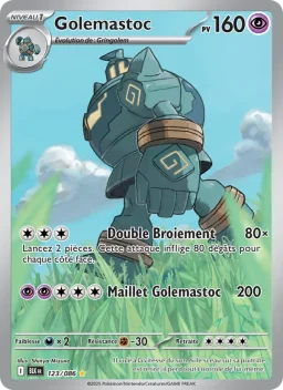 Carte Pokemon Golemastoc #123