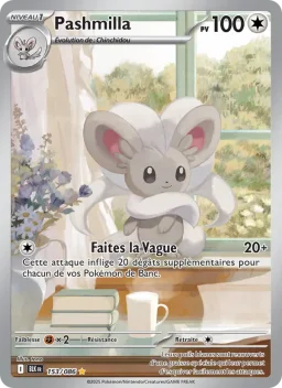 Carte Pokemon Pashmilla #153