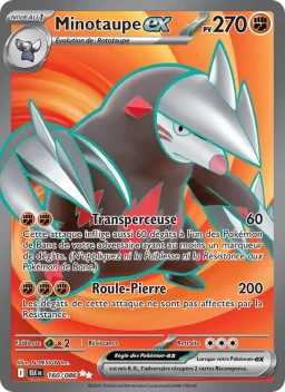 Carte Pokemon Minotaupe-ex #160