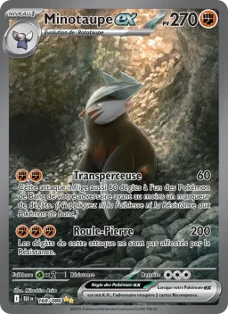 Carte Pokemon Minotaupe-ex #168