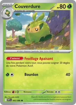 Carte Pokemon Couverdure #002