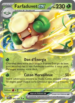 Carte Pokemon Farfaduvet-ex #005
