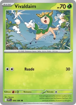 Carte Pokemon Vivaldaim #006