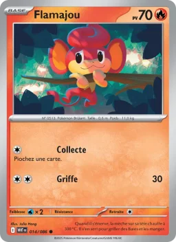 Carte Pokemon Flamajou #014