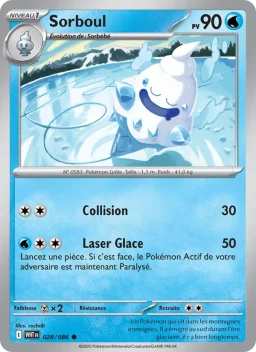 Carte Pokemon Sorboul #028