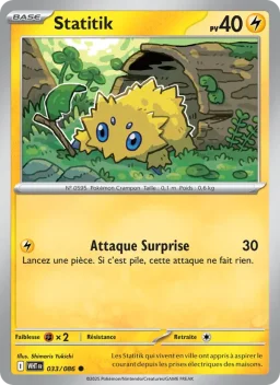 Carte Pokemon Statitik #033