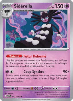 Carte Pokemon Sidérella #043