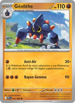 Carte Pokemon Géolithe #047