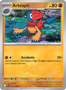 Carte Pokemon Arkéapti #050