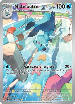 Carte Pokemon Mateloutre #106
