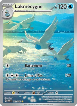 Carte Pokemon Lakmécygne #110