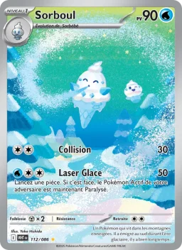 Carte Pokemon Sorboul #112
