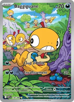 Carte Pokemon Baggiguane #138