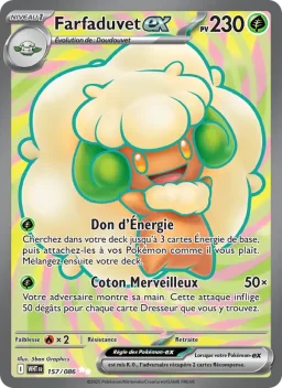 Carte Pokemon Farfaduvet-ex #157